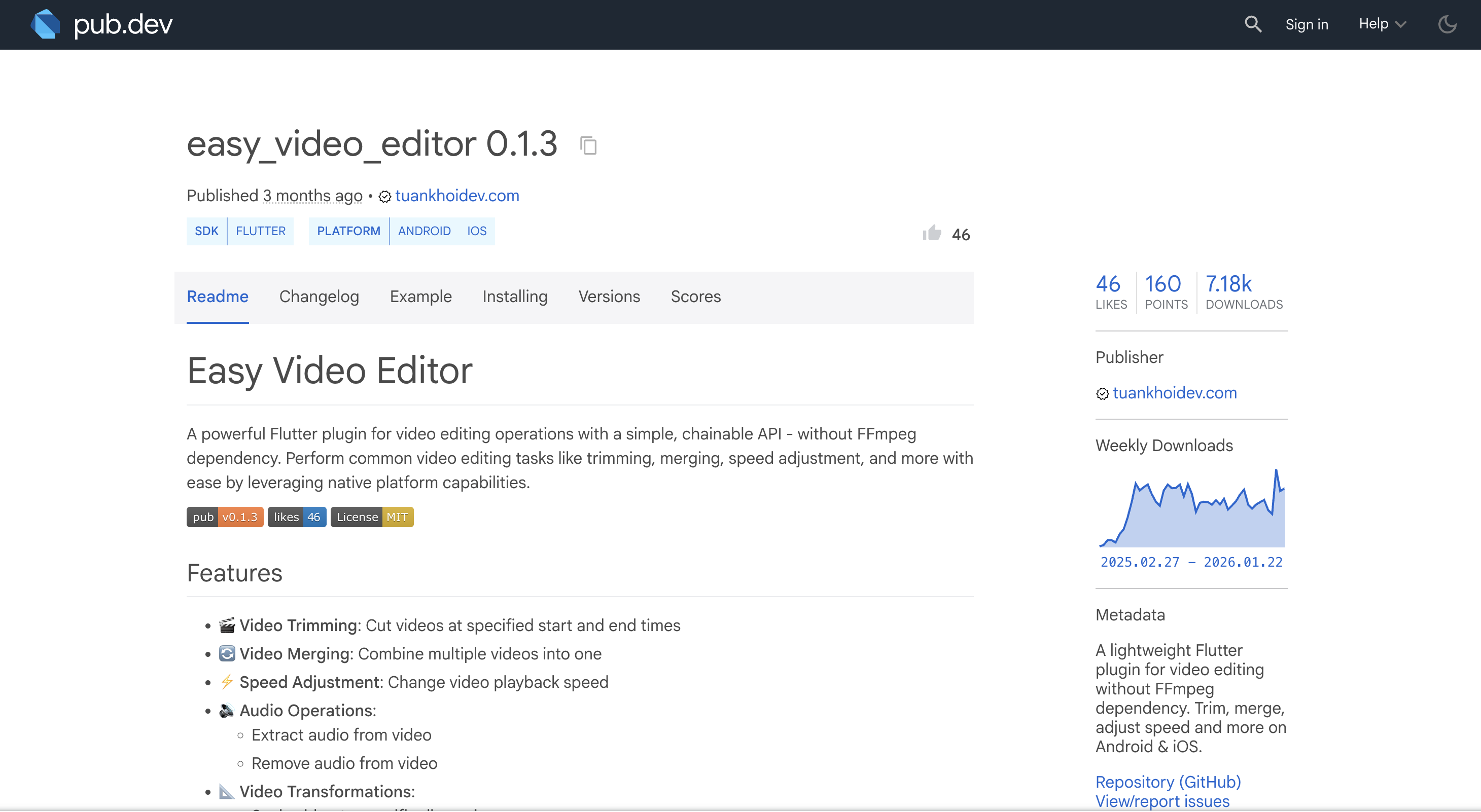 Easy Video Editor Plugin